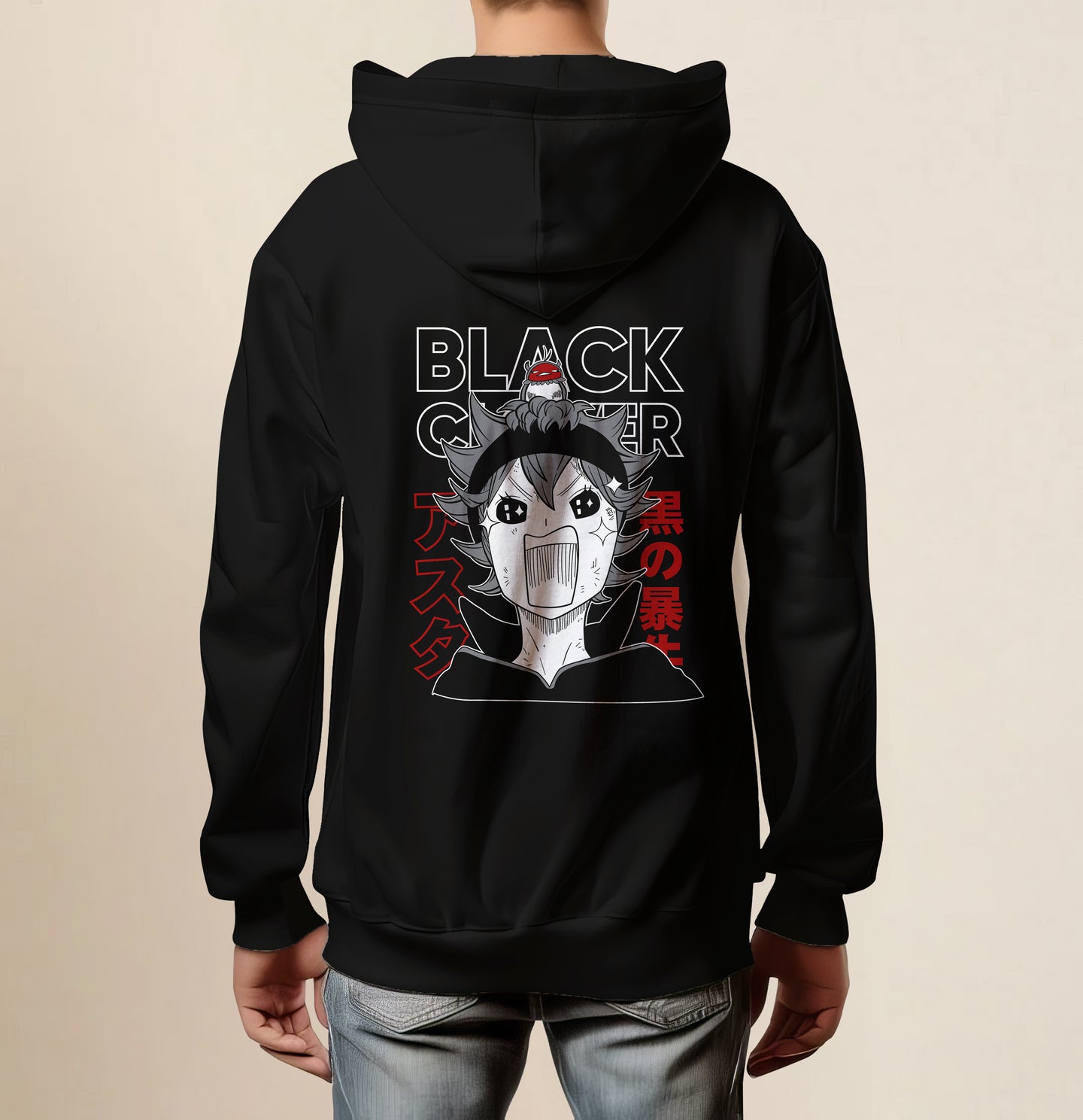 BLACK CLOVER - ASTA- HOODIE