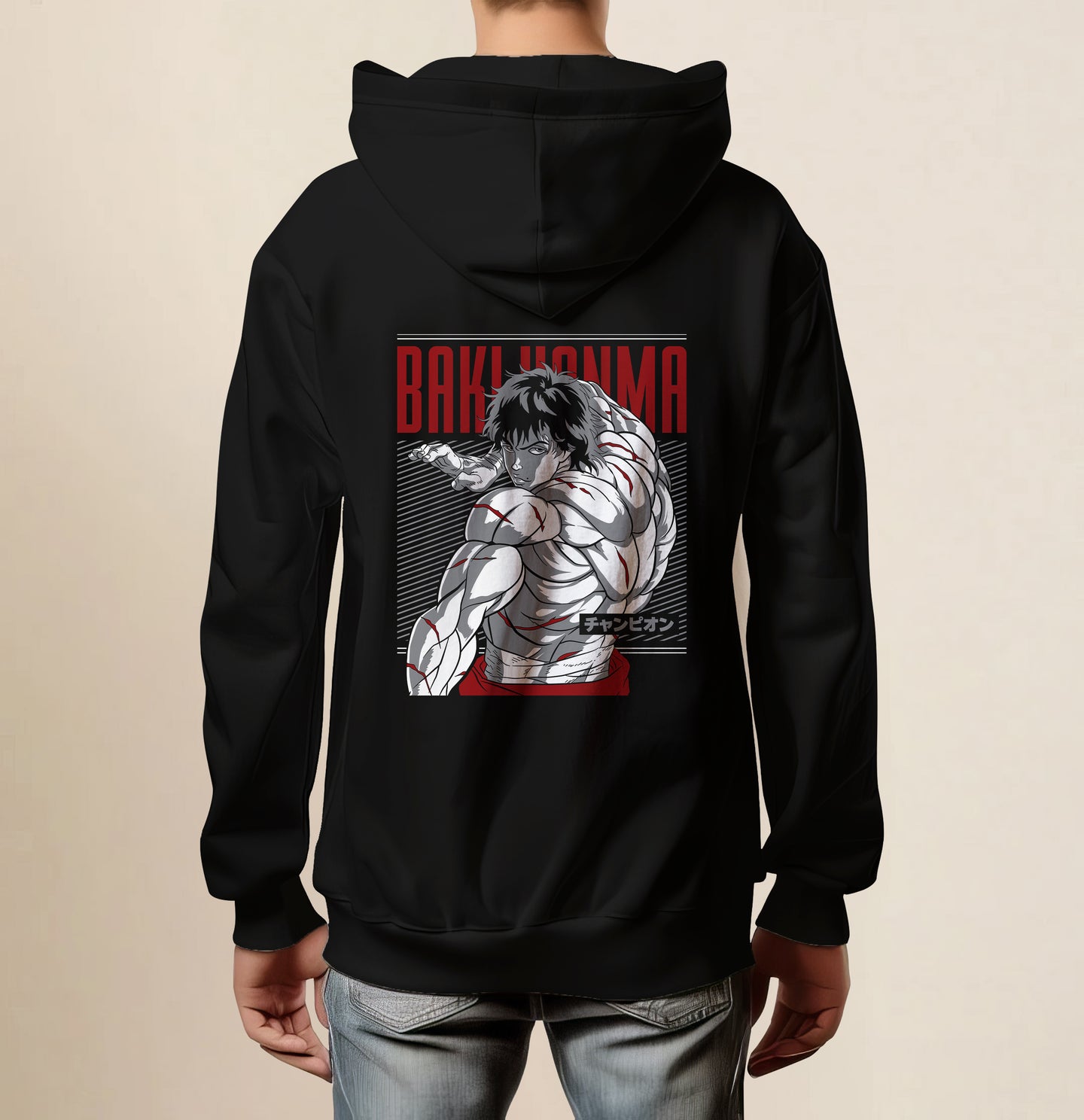 BAKI THE GRAPPLER - BAKIHANMA- HOODIE