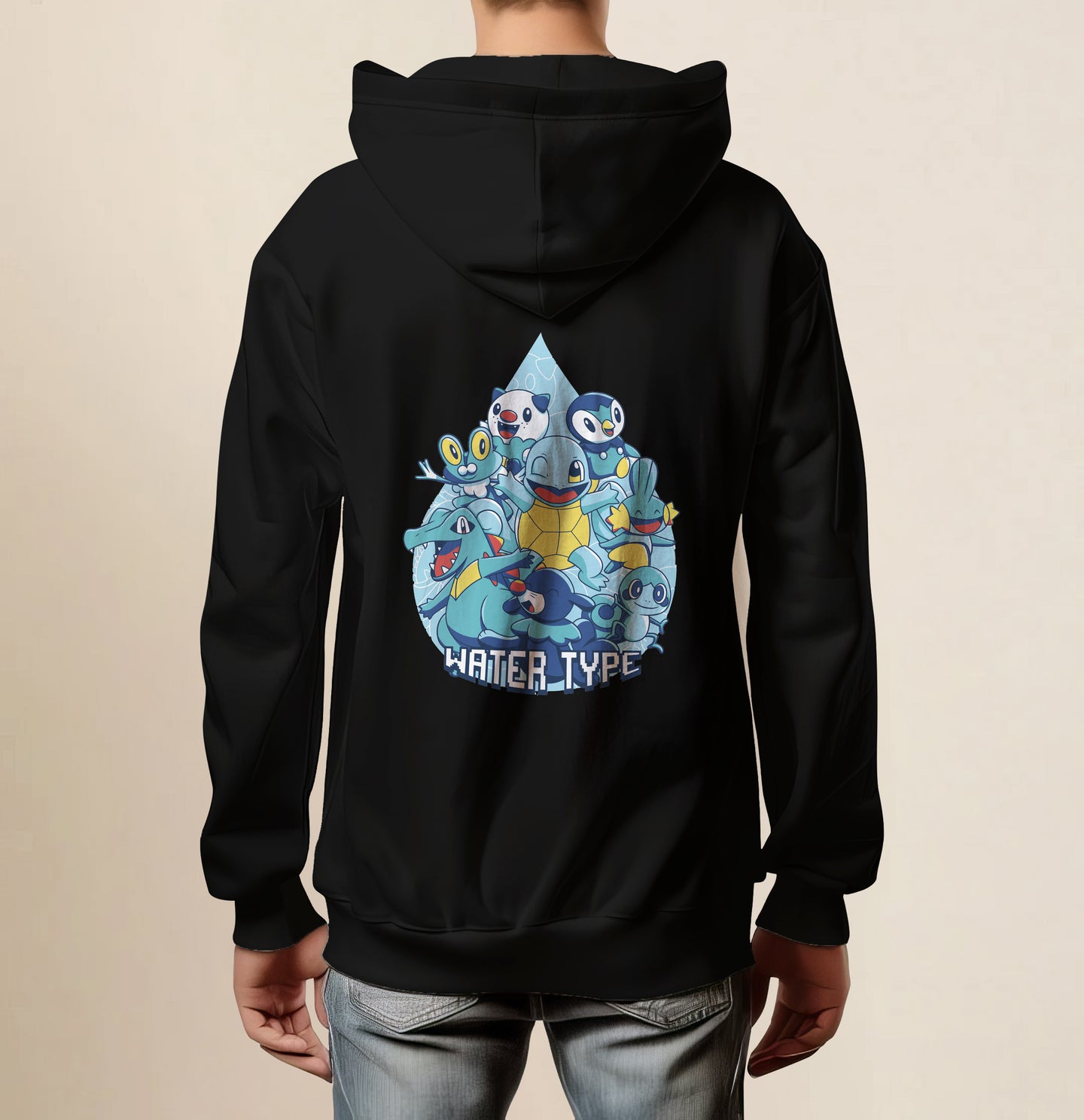 POKEMON - WATER TYPE- HOODIE