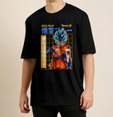 Dragon Ball - Super Sayain Blue Goku Oversized T- Shirt